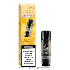 Elektronikus Cigaretta Elf Bar - ELFBAR ELFA PRO előretöltött hüvelyek - 2 db ananász citrom qi 4XNR496