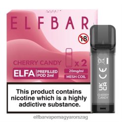 Elektronikus Cigaretta Elf Bar - ELFBAR ELFA előretöltött hüvely (2 csomag) cseresznye cukorka 4XNR4131