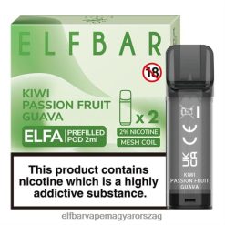 Elektronikus Cigaretta Elf Bar - ELFBAR ELFA előretöltött hüvely (2 csomag) kivi maracuja guava 4XNR4117