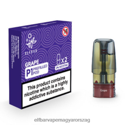 Elektronikus Cigaretta Elf Bar - ELFBAR Mate 500 P1 előretöltött hüvelyek (2 csomag) szőlő 4XNR4145