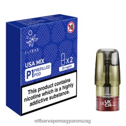 Elektronikus Cigaretta Elf Bar - ELFBAR Mate 500 P1 előretöltött hüvelyek (2 csomag) usa mix 4XNR4166