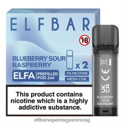 Elf Bár Liquid - ELFBAR ELFA előretöltött hüvely (2 csomag) áfonyás savanyú málna 4XNR4114