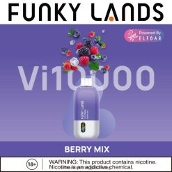 Elf Bár Liquid - ELFBAR Funky Lands Vi10000 eldobható vape bogyós keverék 4XNR4387
