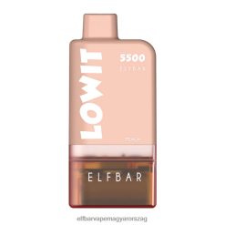 Elf Bár Liquid - ELFBAR LOWIT 5500 előretöltött podkészlet lédús őszibarack 4XNR4366