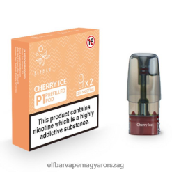Elf Bár Liquid - ELFBAR Mate 500 P1 előretöltött hüvelyek (2 csomag) cseresznye jég 4XNR4156