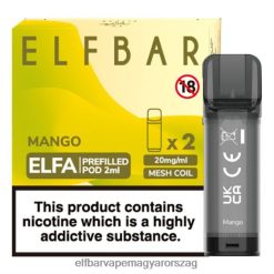 Elf Bár Ízek - ELFBAR ELFA előretöltött hüvely (2 csomag) mangó 4XNR4118