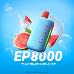 Elf Bár Ízek - ELFBAR EP8000 eldobható vape görögdinnye rágógumi 4XNR4307