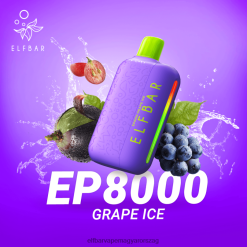 Elf Bár Ízek - ELFBAR EP8000 eldobható vape szőlőjég 4XNR4300