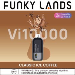 Elf Bár Ízek - ELFBAR Funky Lands Vi10000 eldobható vape klasszikus jeges kávé 4XNR4398