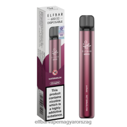 Elf Bar Magyarország 2024 - ELFBAR 600V2 eldobható vape görögdinnye 4XNR44