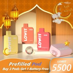 Elf Bar Magyarország - ELFBAR LOWIT 5500 előretöltött hüvely áfonyás jég 4XNR4374