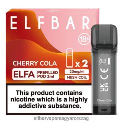 Elf Bar Vape Magyarország - ELFBAR ELFA előretöltött hüvely (2 csomag) cseresznye kóla 4XNR4113