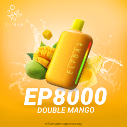 Elf Bar Vape Magyarország - ELFBAR EP8000 eldobható vape dupla mangó 4XNR4309