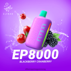 Elf Bar Ár - ELFBAR EP8000 eldobható vape szeder áfonya 4XNR4308
