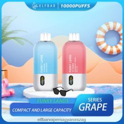 Elf Bar Ár - ELFBAR Funky Lands Vi10000 eldobható vape aloe szőlő 4XNR4385